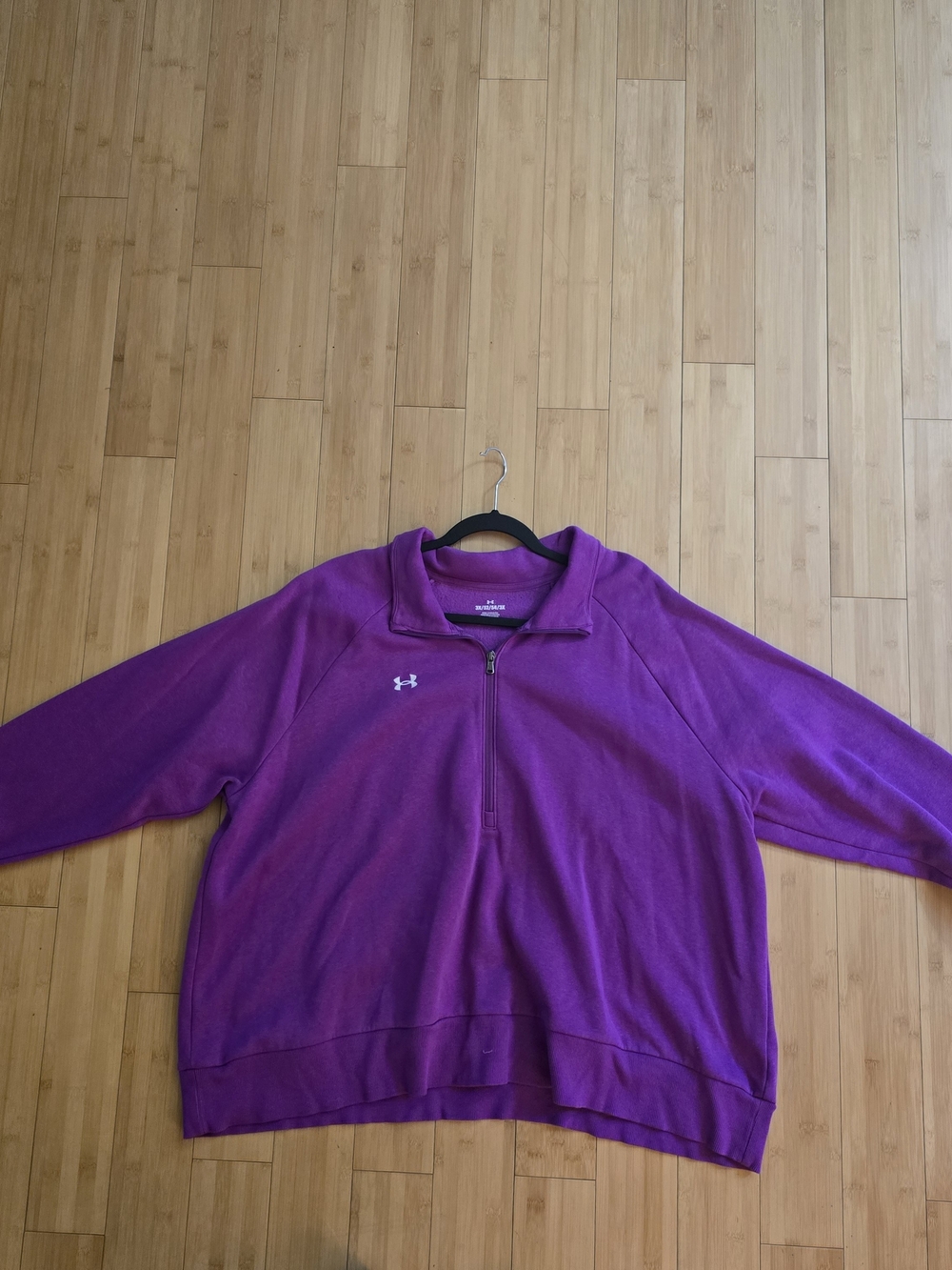 Under Armour Women's Bright Purple Half-Zip Pullover